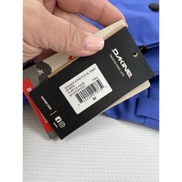 NWT Mens Dakine Sender Stretch 3L Pant Medium Purple Haze - Picture 7 of 12